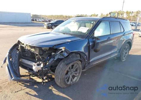 2021 Ford Explorer Xlt z USA, uszkodzony, nr VIN 1FMSK7DH6MGA49028